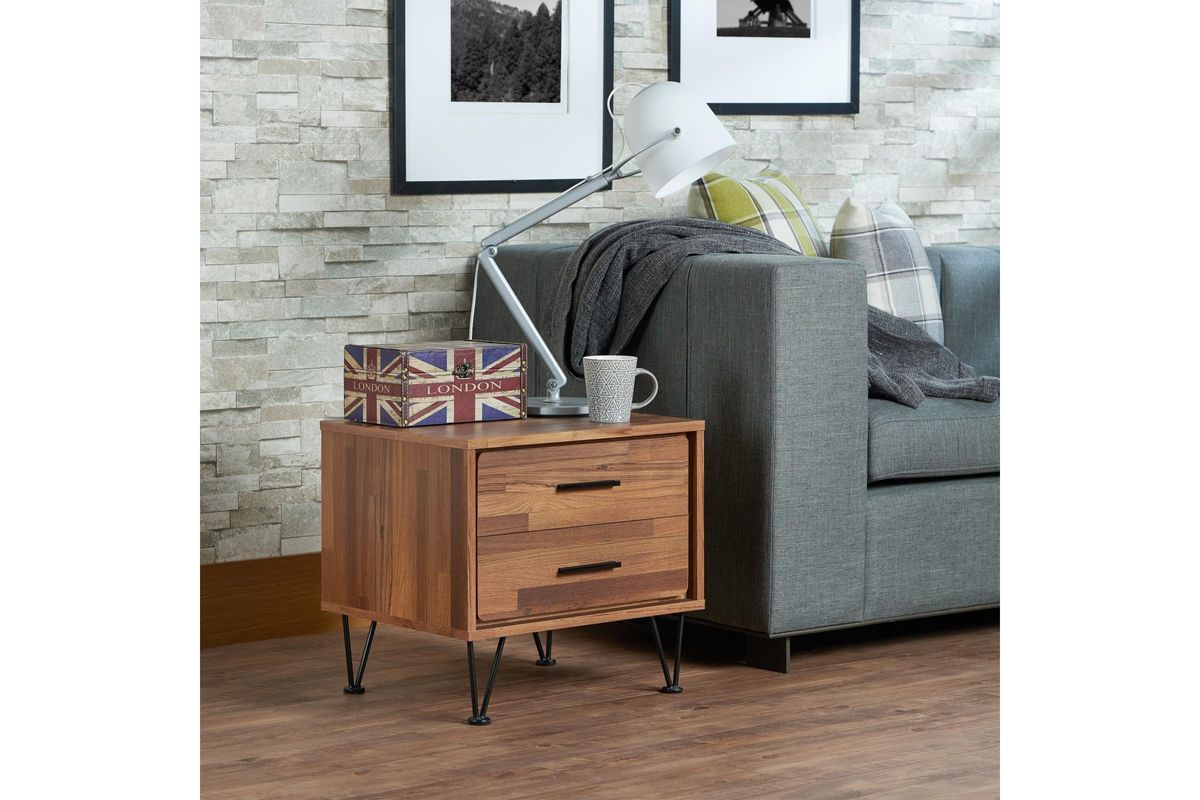 Deoss Nightstand in Walnut by ACME at GardnerWhite