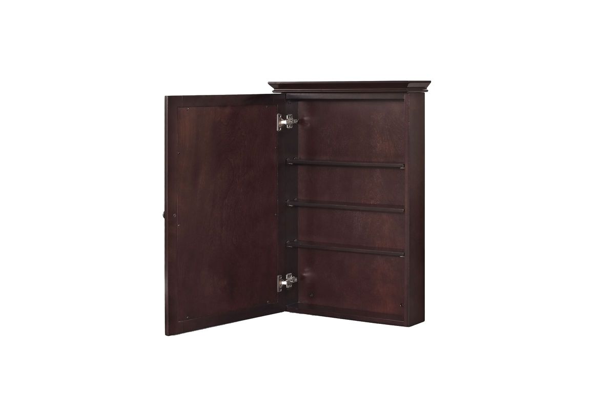 Lydia Mirrored Wall in Espresso at GardnerWhite