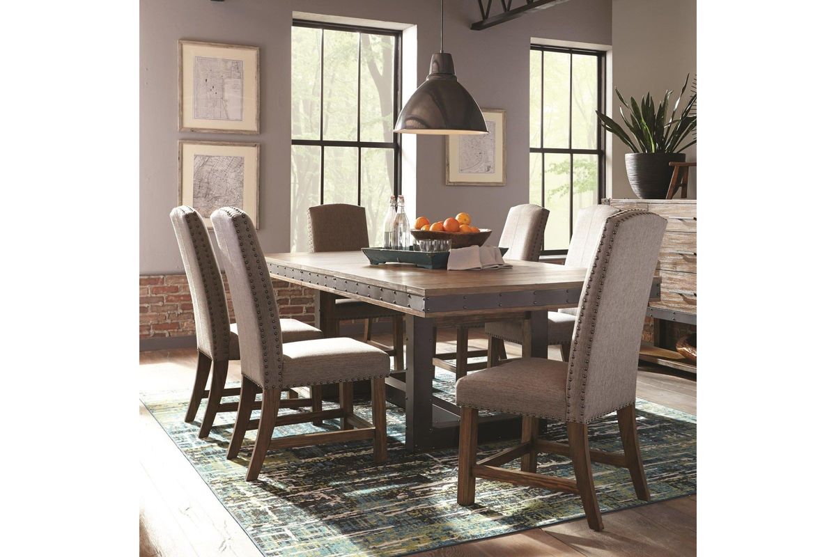 Scott Living Atwater Industrial Distressed Table and Chair Set