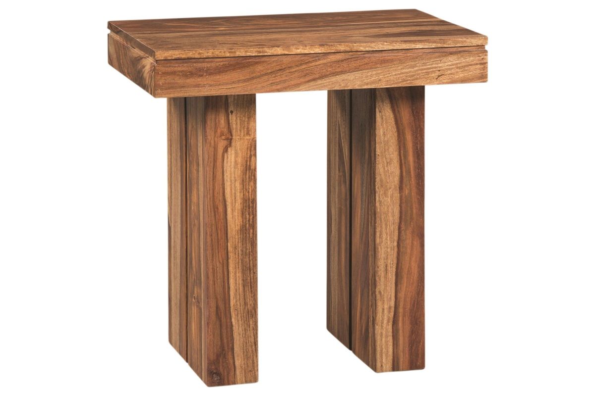 Scott Living Rustic Natural End Table at GardnerWhite