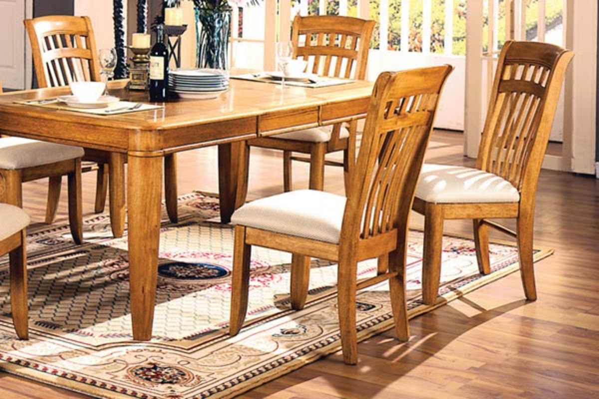 Fair Table & 4 Side Chairs at GardnerWhite