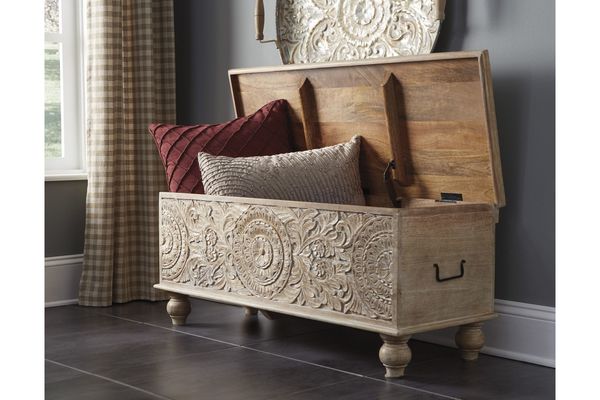 Fossil Ridge Storage Bench by Ashley