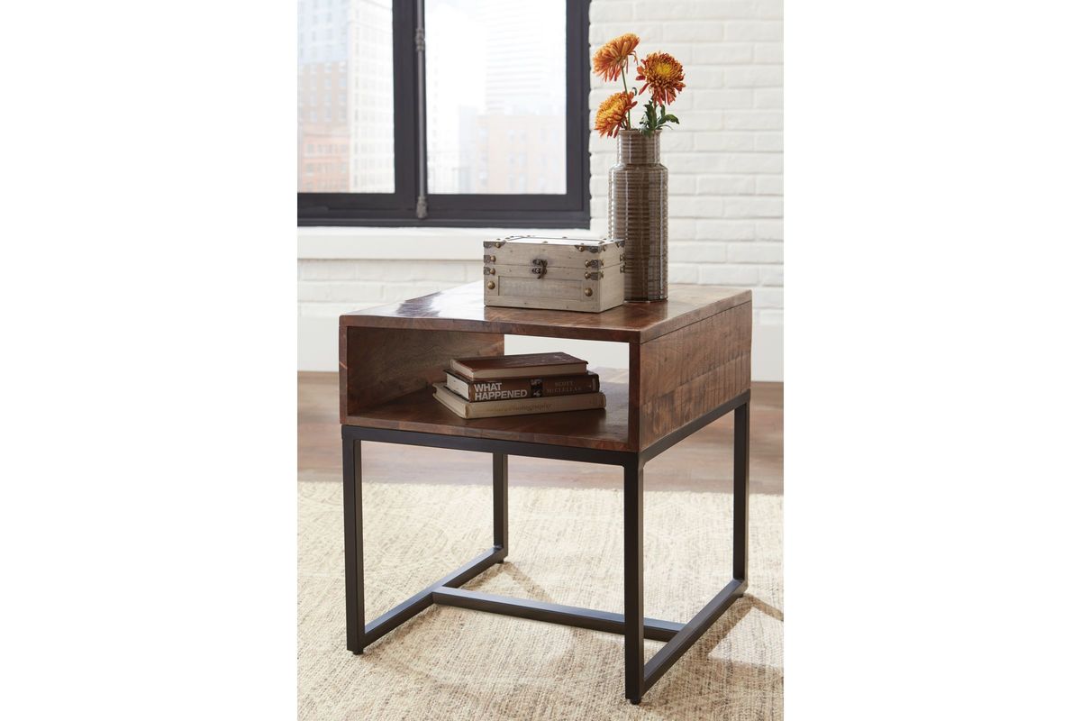 Hirvanton Rectangular End Table by Ashley at GardnerWhite