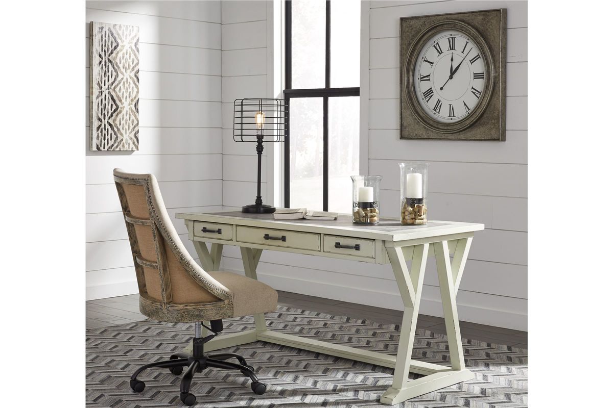 Jonileene Home Office Large Leg Desk by Ashley at GardnerWhite
