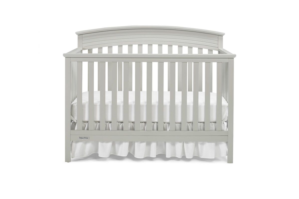 FisherPrice Shelburne Convertible Crib in Misty Grey by Bivona