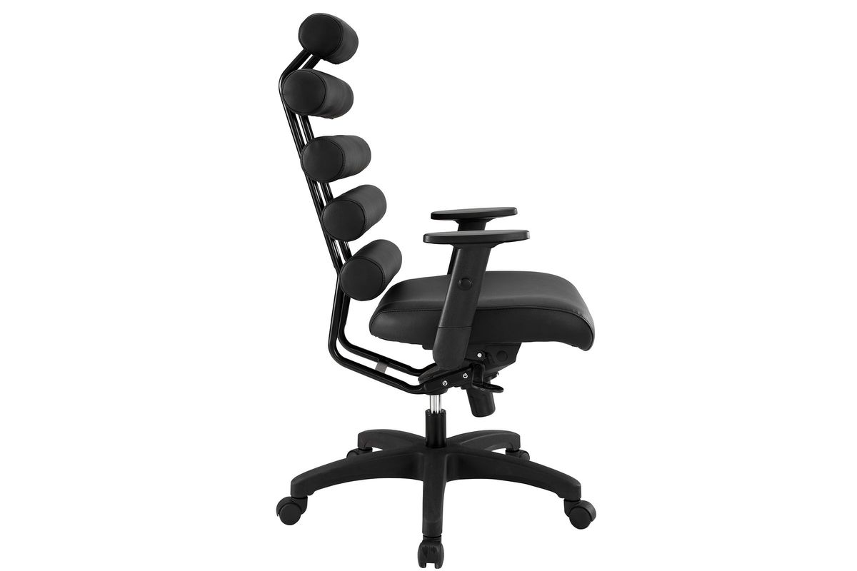 Pillow Office Chair in Black at GardnerWhite