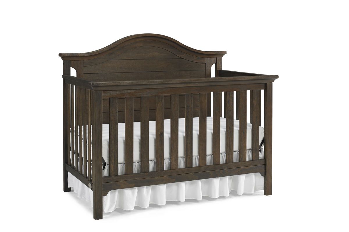 Ti Amo Catania Convertible Crib in Weathered Brown by Bivona