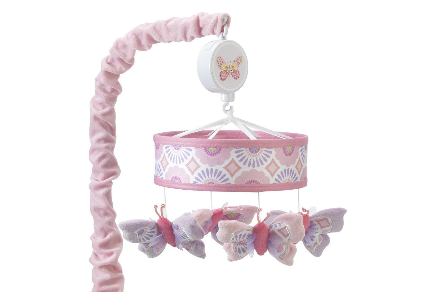 Butterfly Garden Musical Mobile by Lambs & Ivy at GardnerWhite