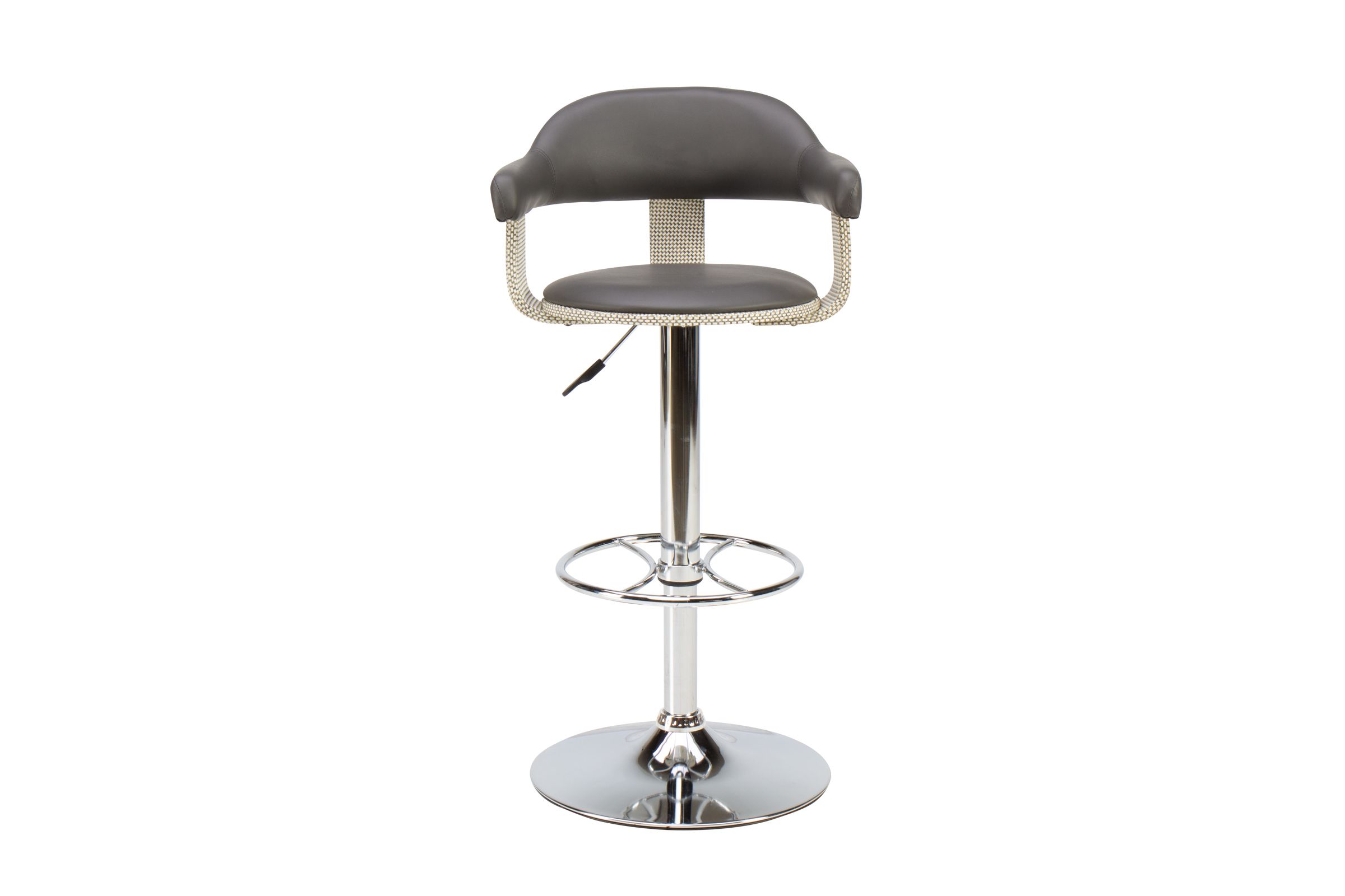Grey Gas Lift Adjustable Bar Stool at GardnerWhite