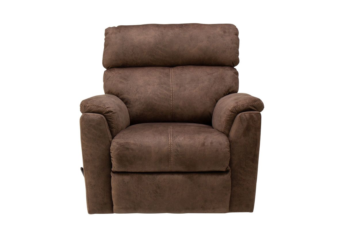 Castaway Swivel Glider Recliner in Brown at GardnerWhite
