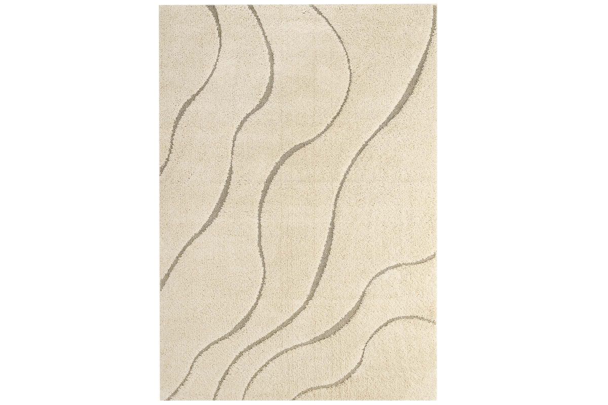 Abound Abstract Swirl 5x8 Shag Area Rug at GardnerWhite