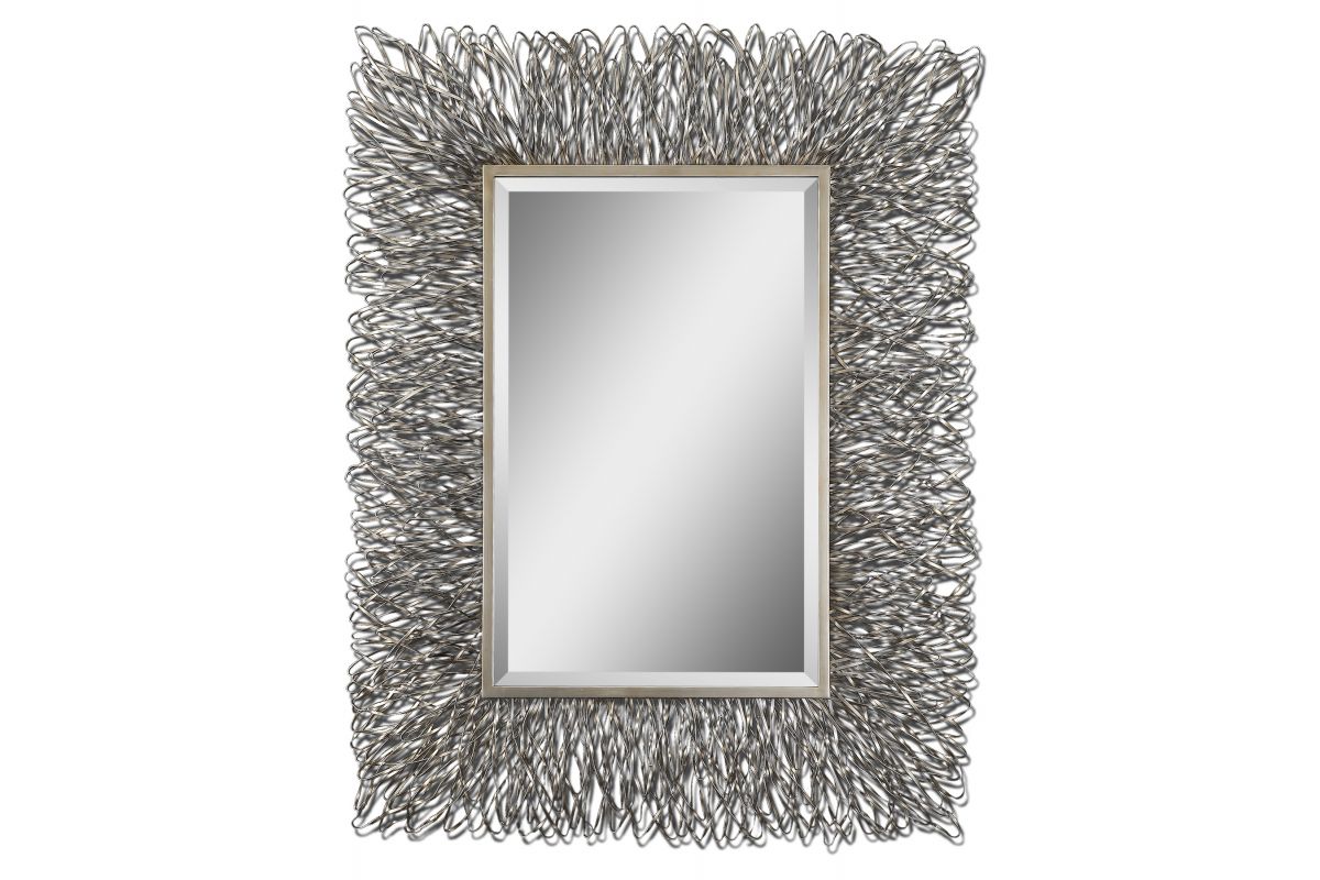 Corbis Decorative Metal Mirror at GardnerWhite