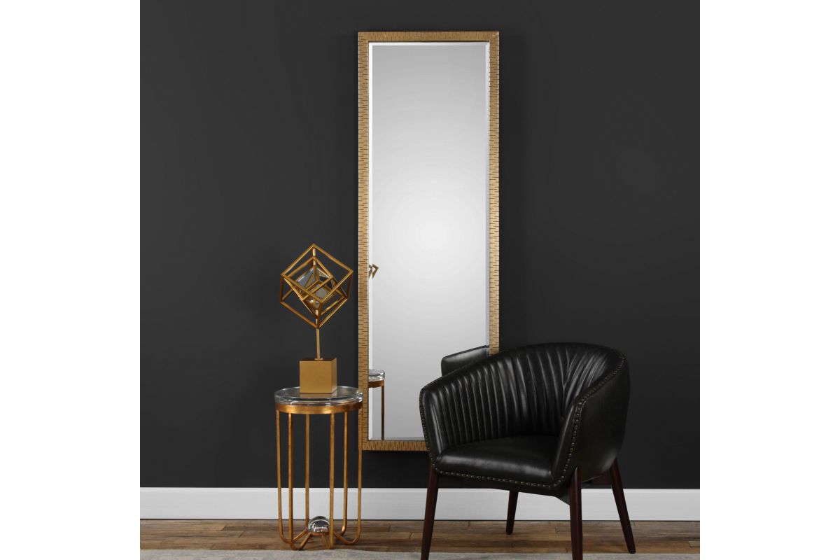 Vilmos Metallic Gold Mirror at GardnerWhite