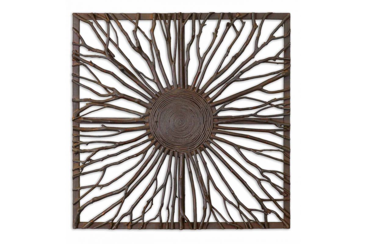 Josiah Square Wooden Wall Art at GardnerWhite