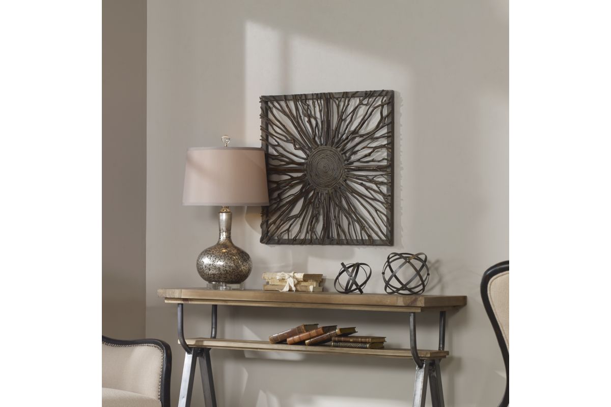 Josiah Square Wooden Wall Art at GardnerWhite