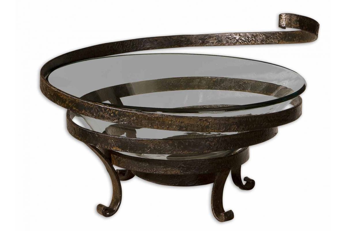 Duff Glass & Metal Decorative Bowl at GardnerWhite