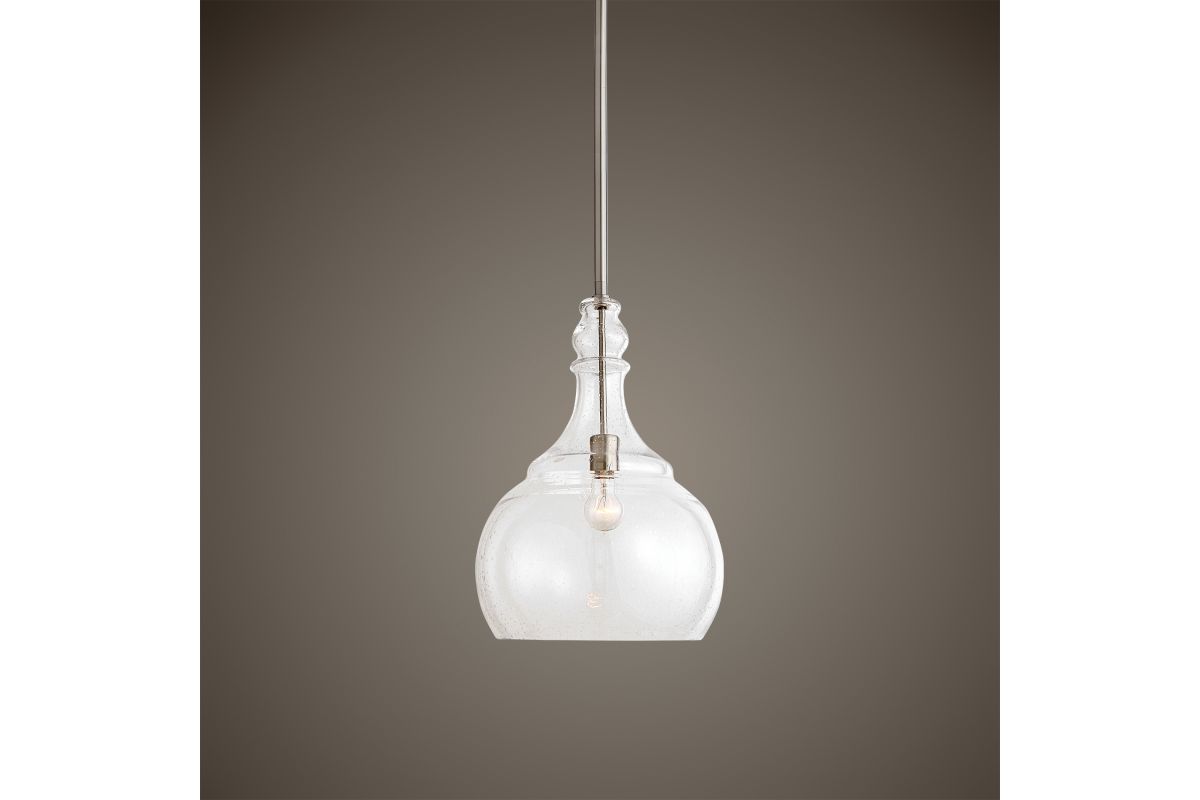 Ilona 1 Light Seeded Glass Teardrop Pendant at GardnerWhite