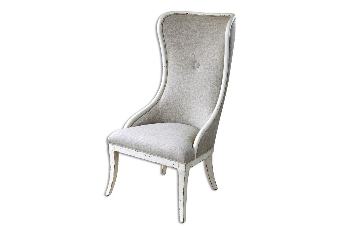 Selam Aged Wing Chair at GardnerWhite