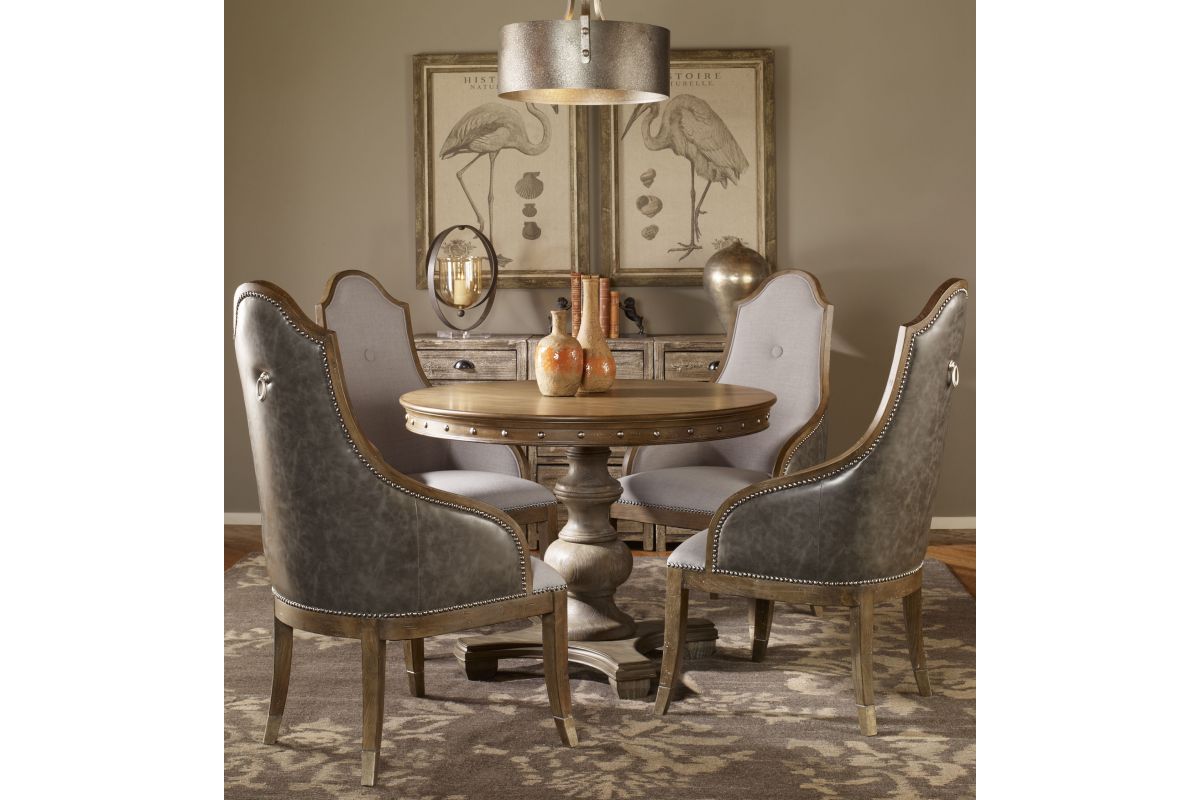 Sylvana Wood Round Table at Gardner-White