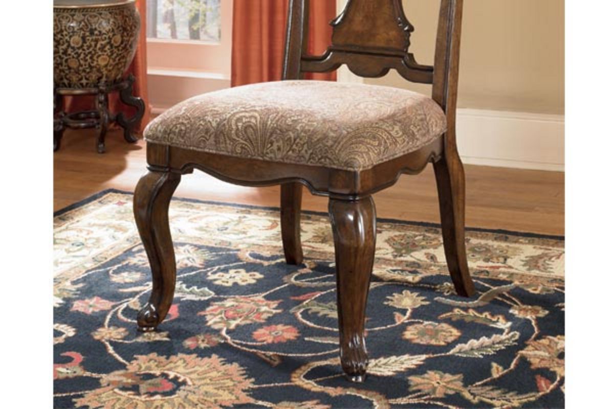 Chamblee Glass Table & 4 Side Chairs at GardnerWhite