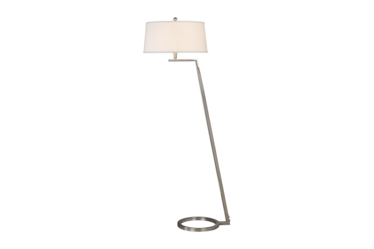 Ordino Modern Nickel Floor Lamp at GardnerWhite