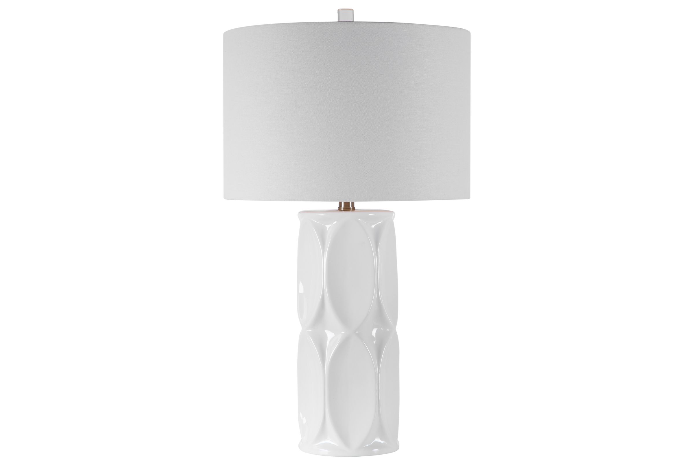 Sinclair White Table Lamp at Gardner-White