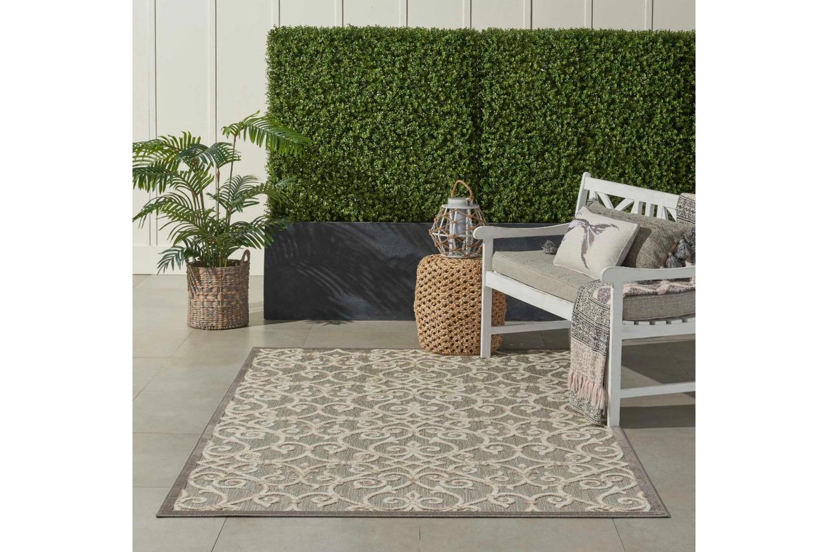 Aloha Natural 5x8 Outdoor Rug at Gardner-White