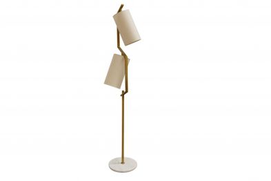 2 Tier Antique Brass Floor Lamp at Gardner-White