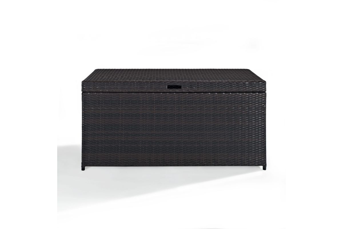 Palm Harbor Outdoor Wicker Storage Bin at GardnerWhite