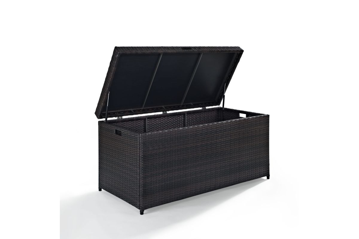 Palm Harbor Outdoor Wicker Storage Bin at GardnerWhite
