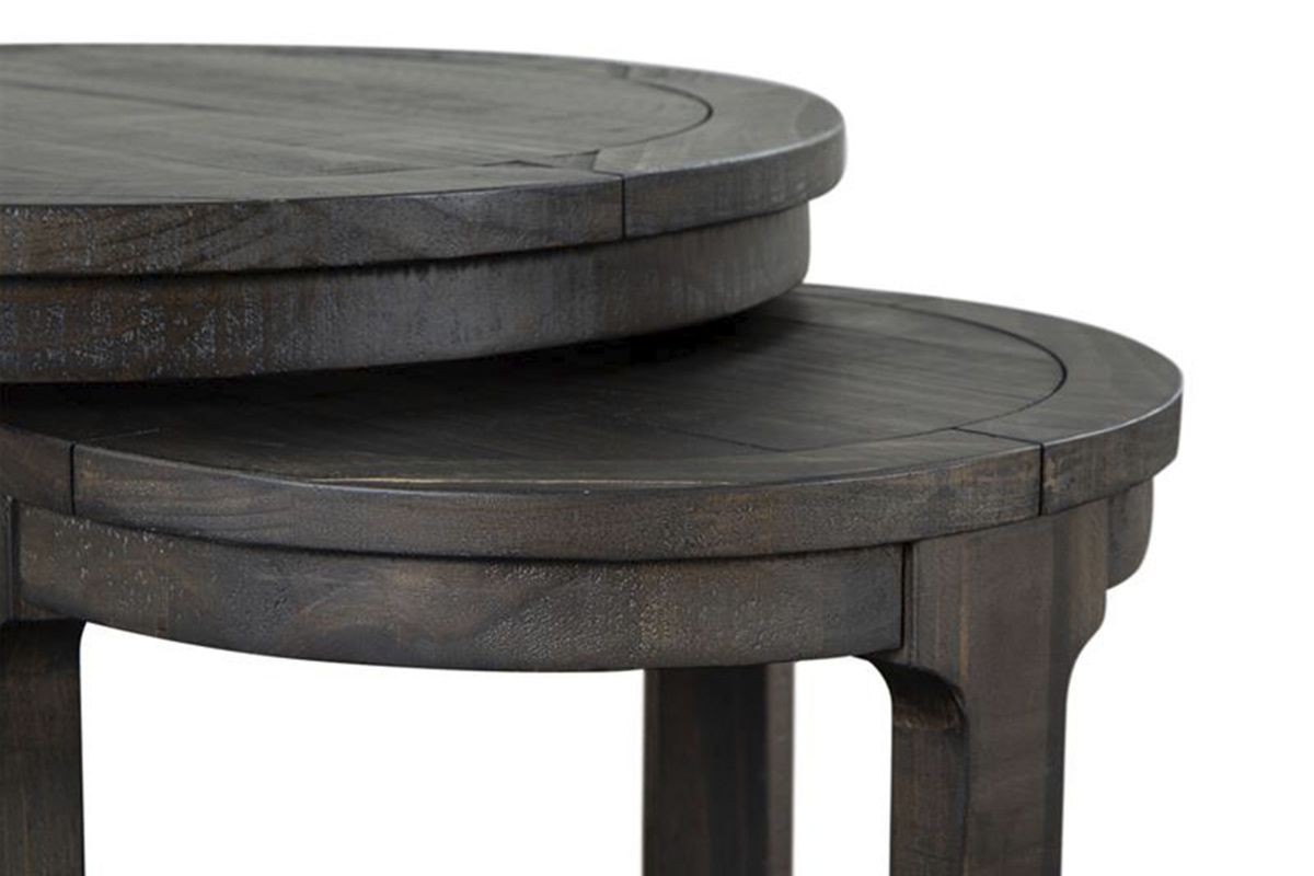 Round Nesting End Table at GardnerWhite