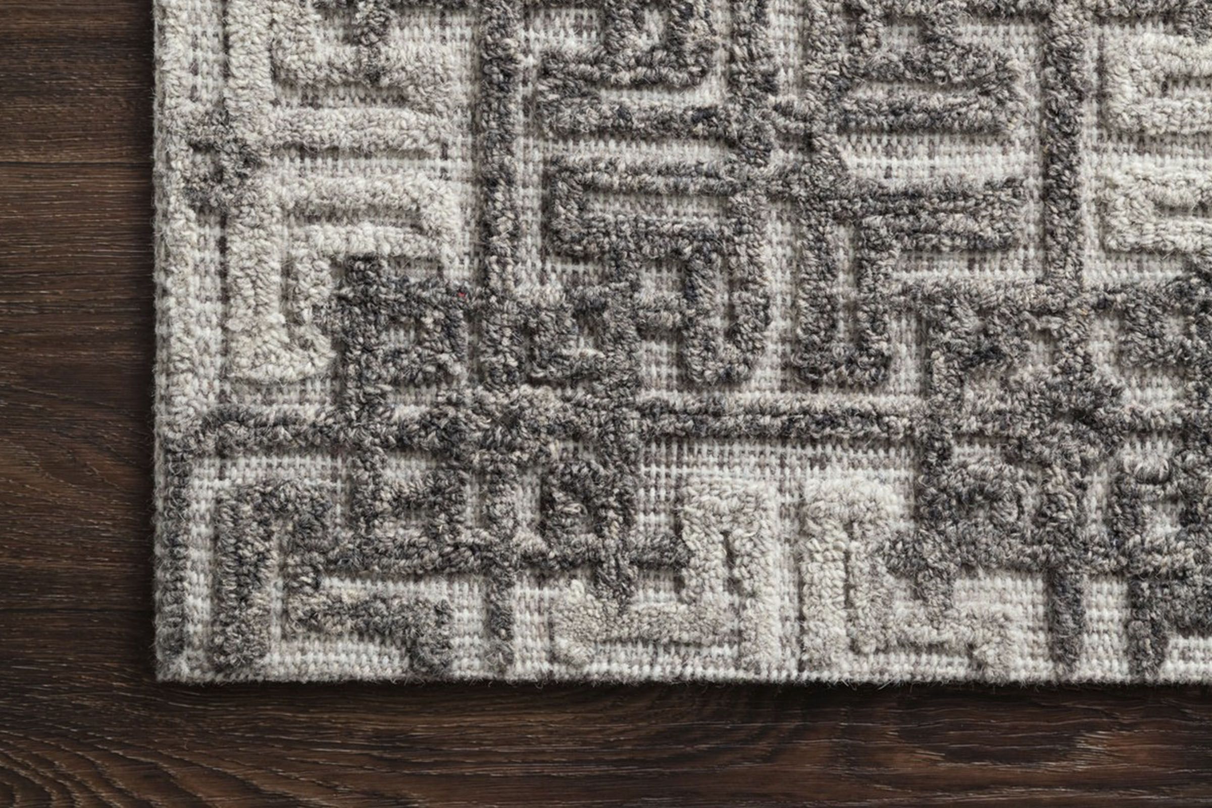 Ehren Geometric Wool 5x8 Area Rug by Loloi at GardnerWhite