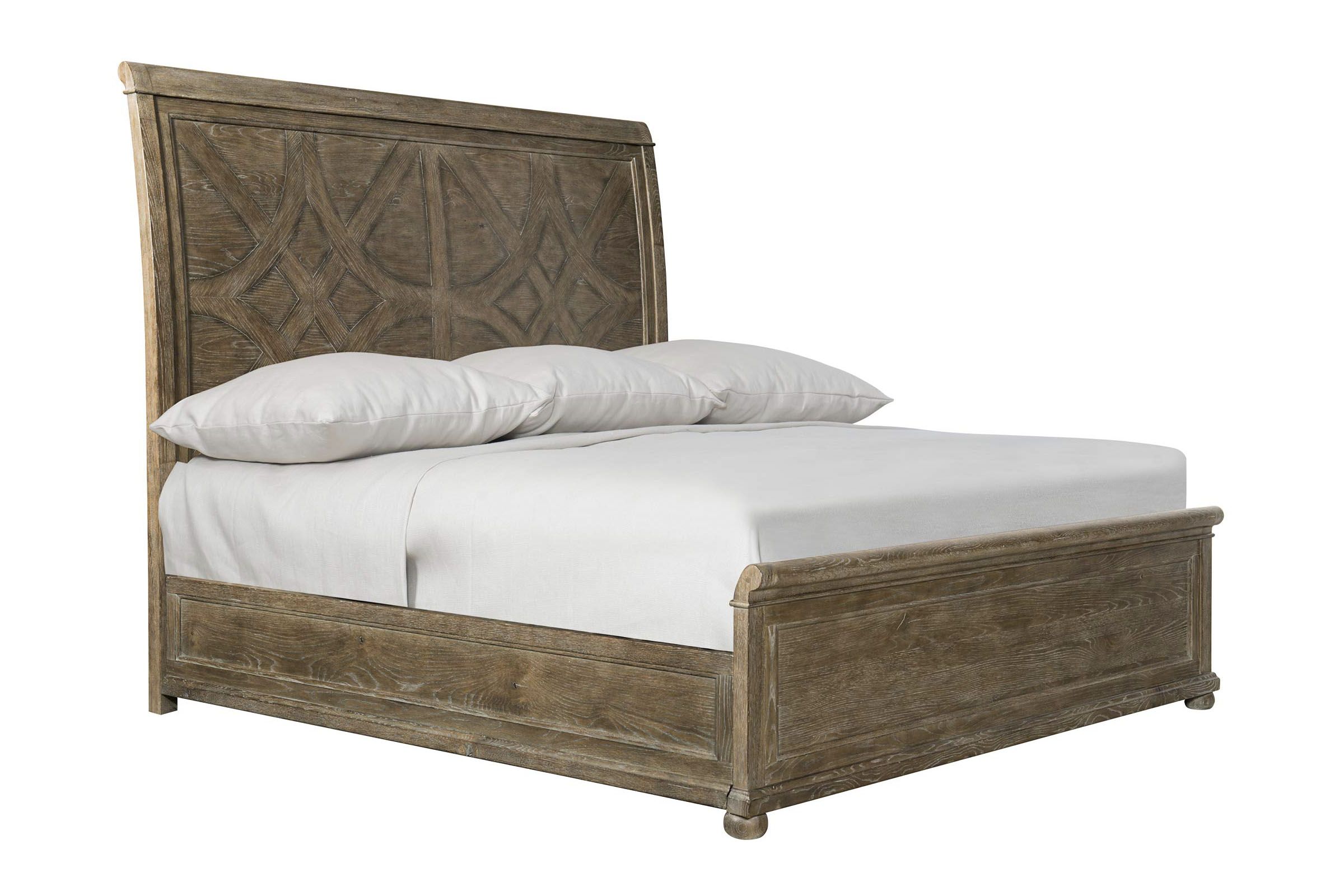 Rustic Patina King Bed by Bernhardt at GardnerWhite