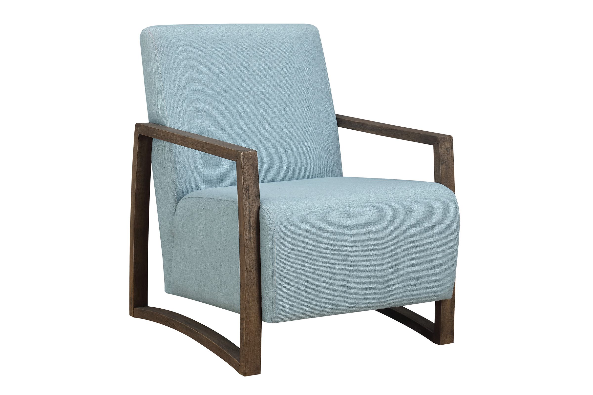 light blue accent chair