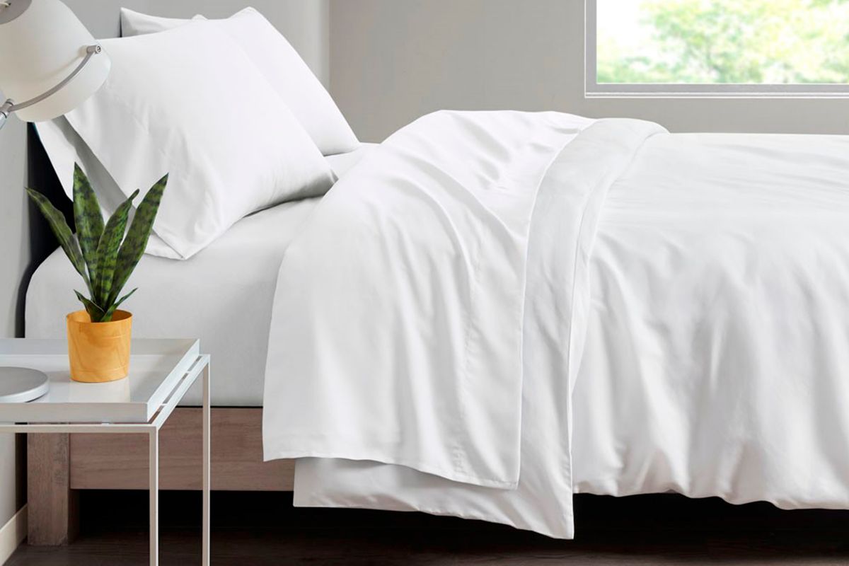 White Queen Microfiber Sheet Set at GardnerWhite