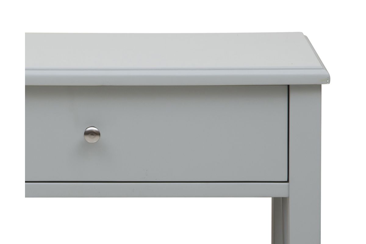 Grey Open X Leg Side Table at GardnerWhite