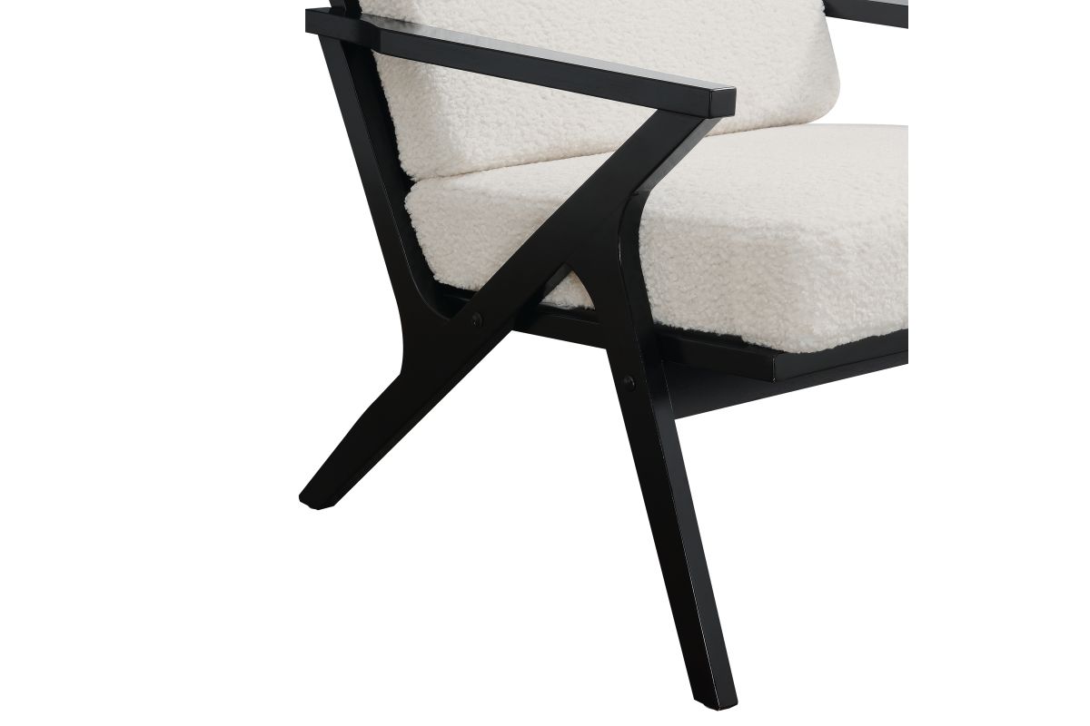 Wood Frame Sherpa Accent Chair at GardnerWhite