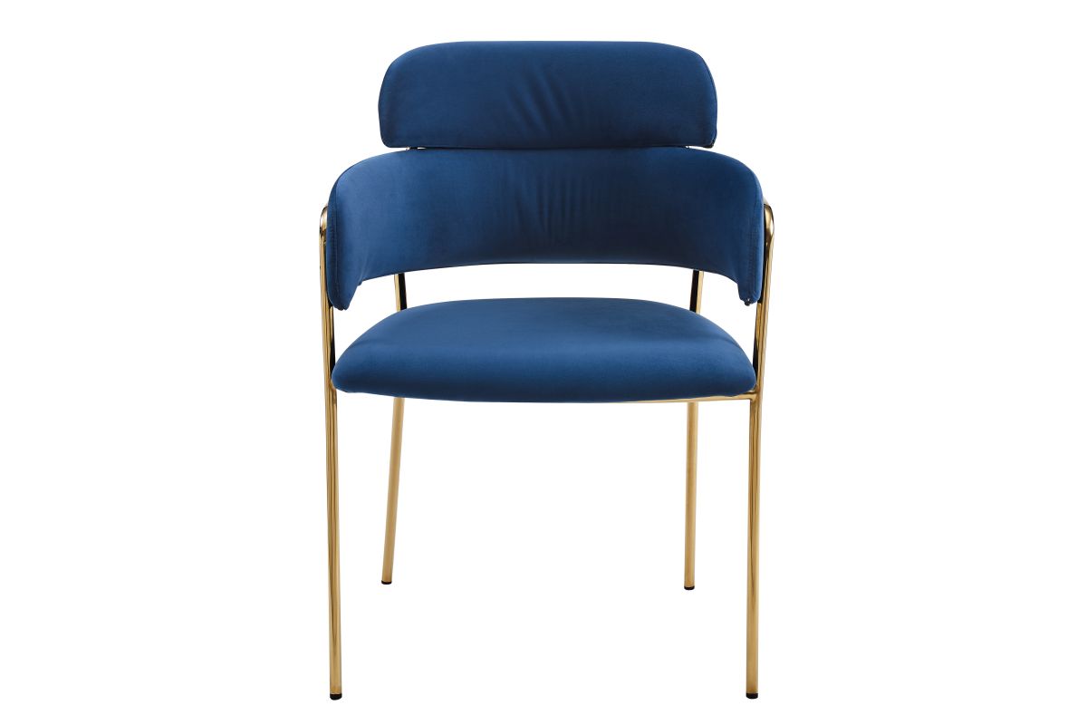 Metal Frame Velvet Accent Chair at GardnerWhite