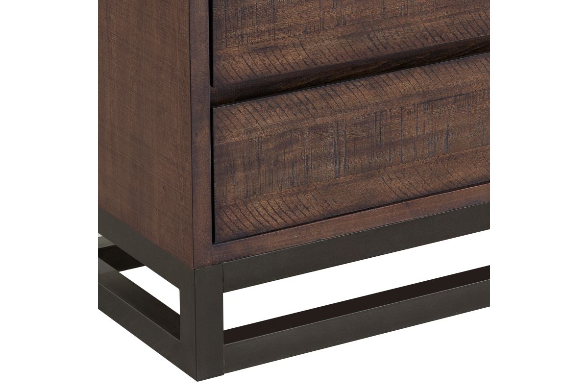 Modern Industrial Nightstand at GardnerWhite