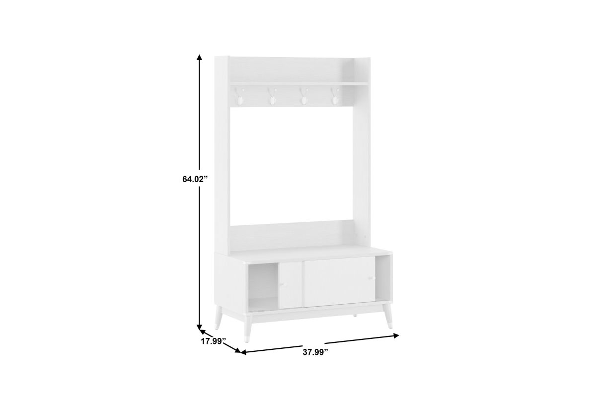 Sixth Ave Hall Tree in Oak at GardnerWhite