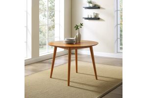 Landon Round Dining Table Acorn at Gardner-White