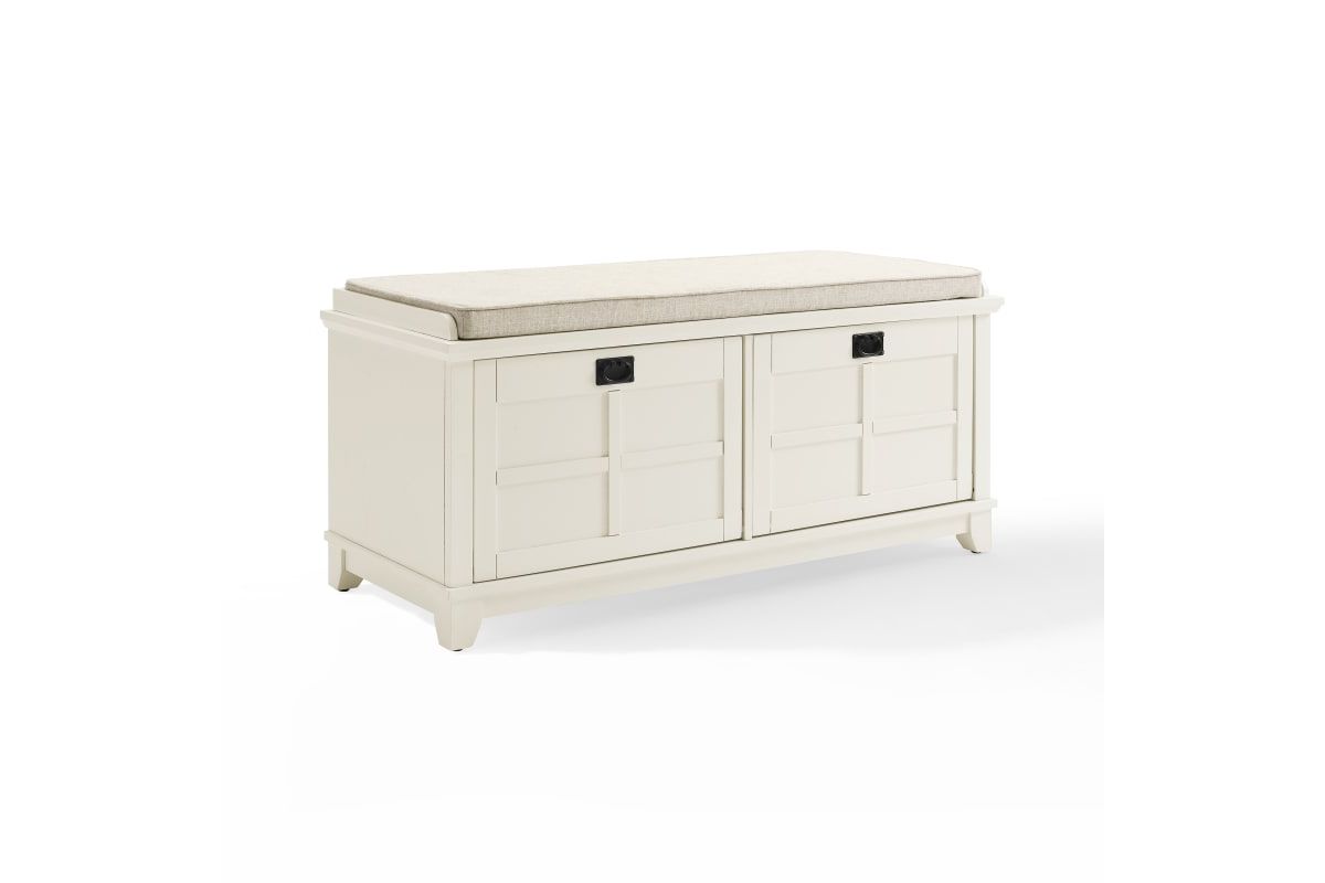 Adler Entryway Bench White at GardnerWhite