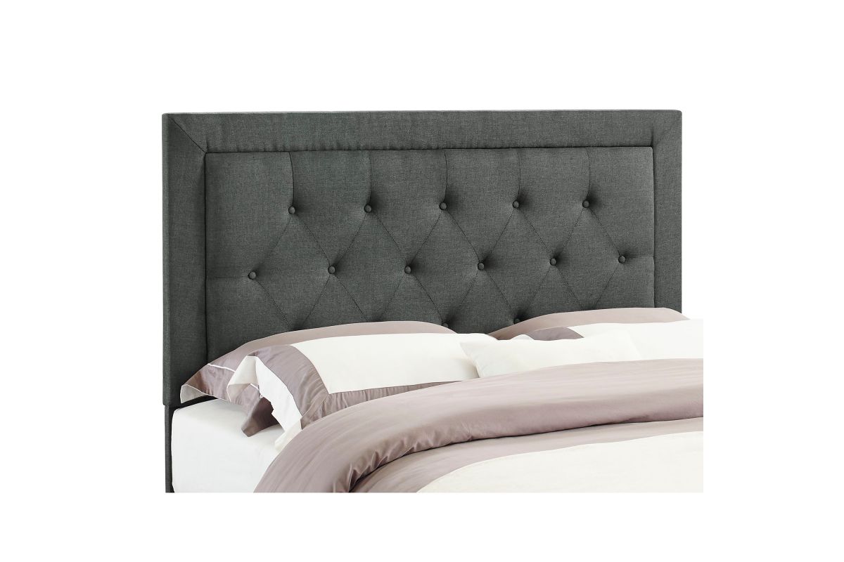 Clayton Charcoal Headboard Full/Queen at GardnerWhite