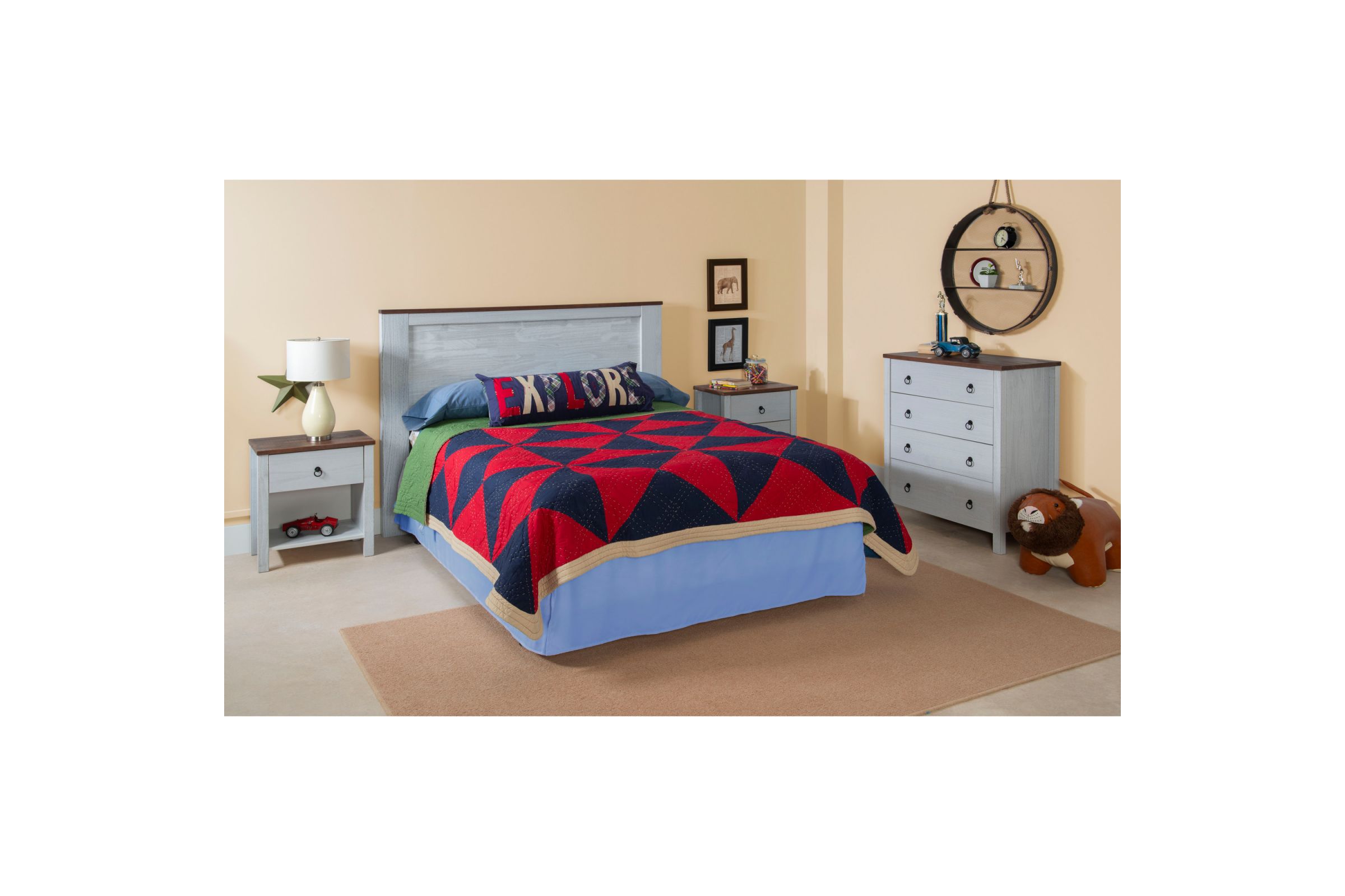 Rustic 3Drawer Chest at GardnerWhite