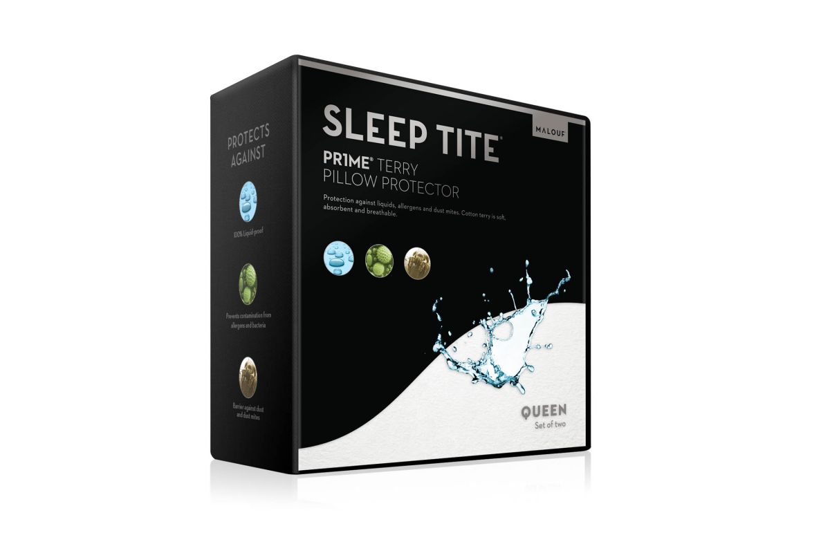 PR1ME® Terry Pillow Protector Queen Pillow Protector at GardnerWhite