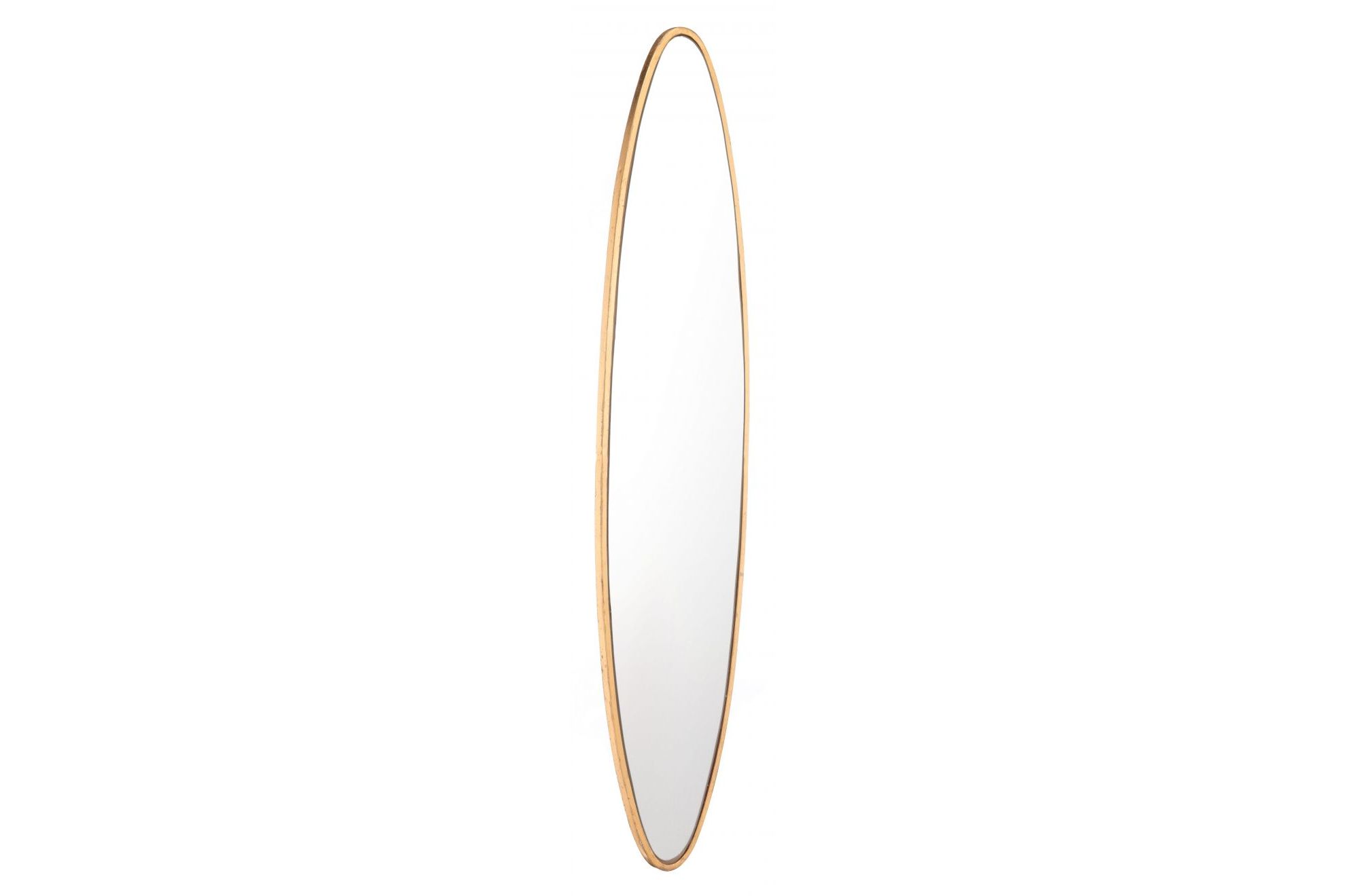 Large Oval Mirror Gold at GardnerWhite