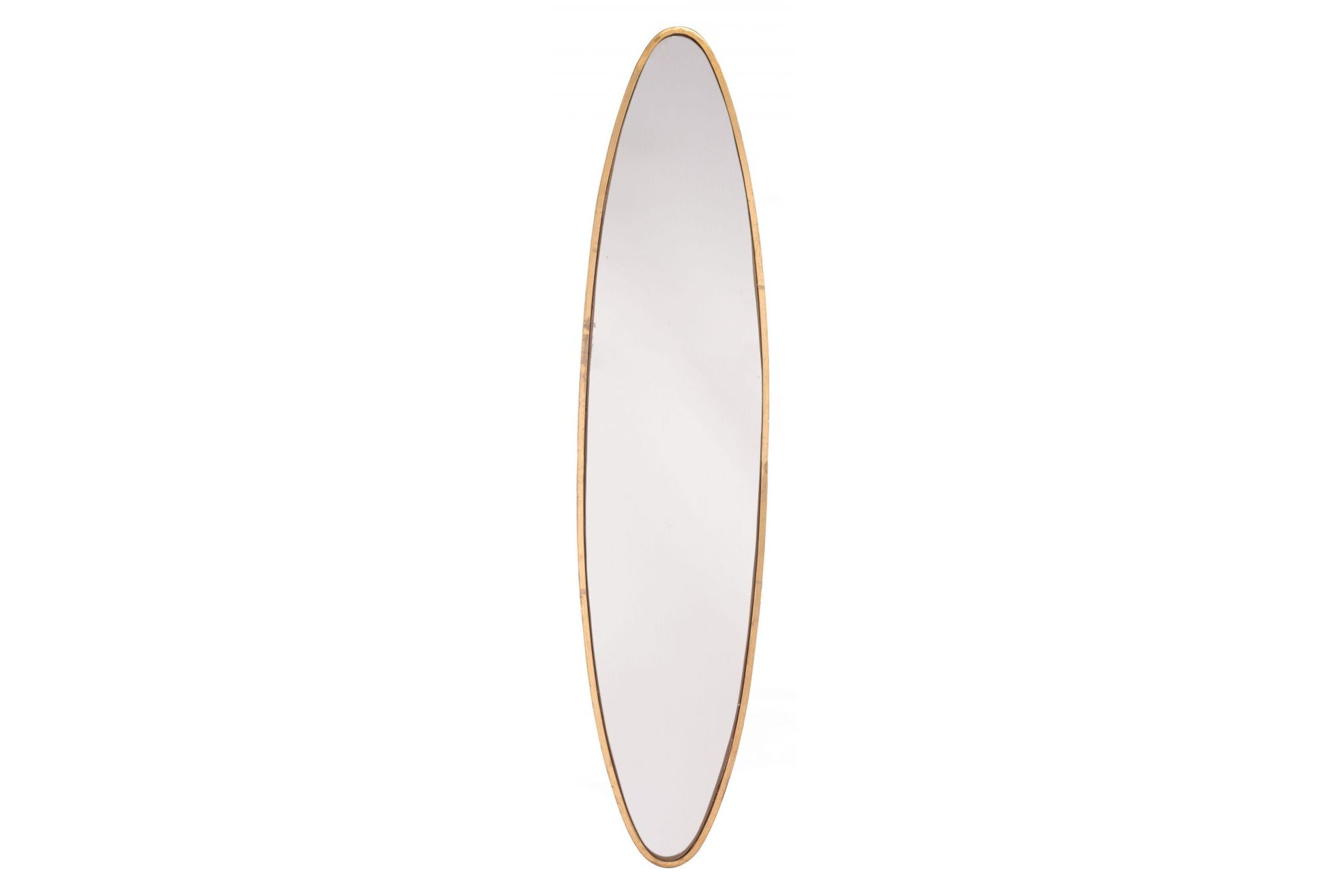 Large Oval Mirror Gold at GardnerWhite