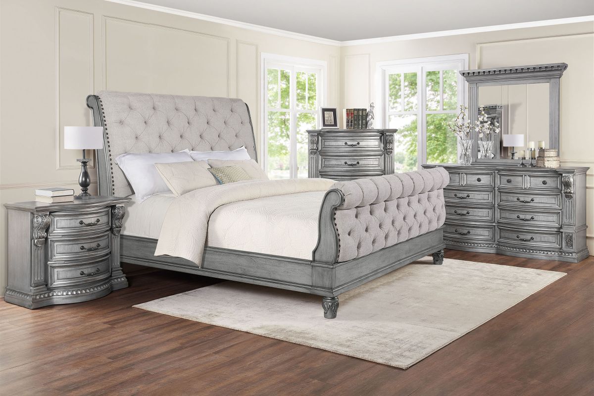 Estates Queen Sleigh Bed at GardnerWhite