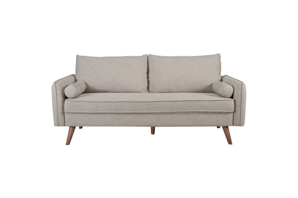 Revive Upholstered Fabric Sofa in Beige