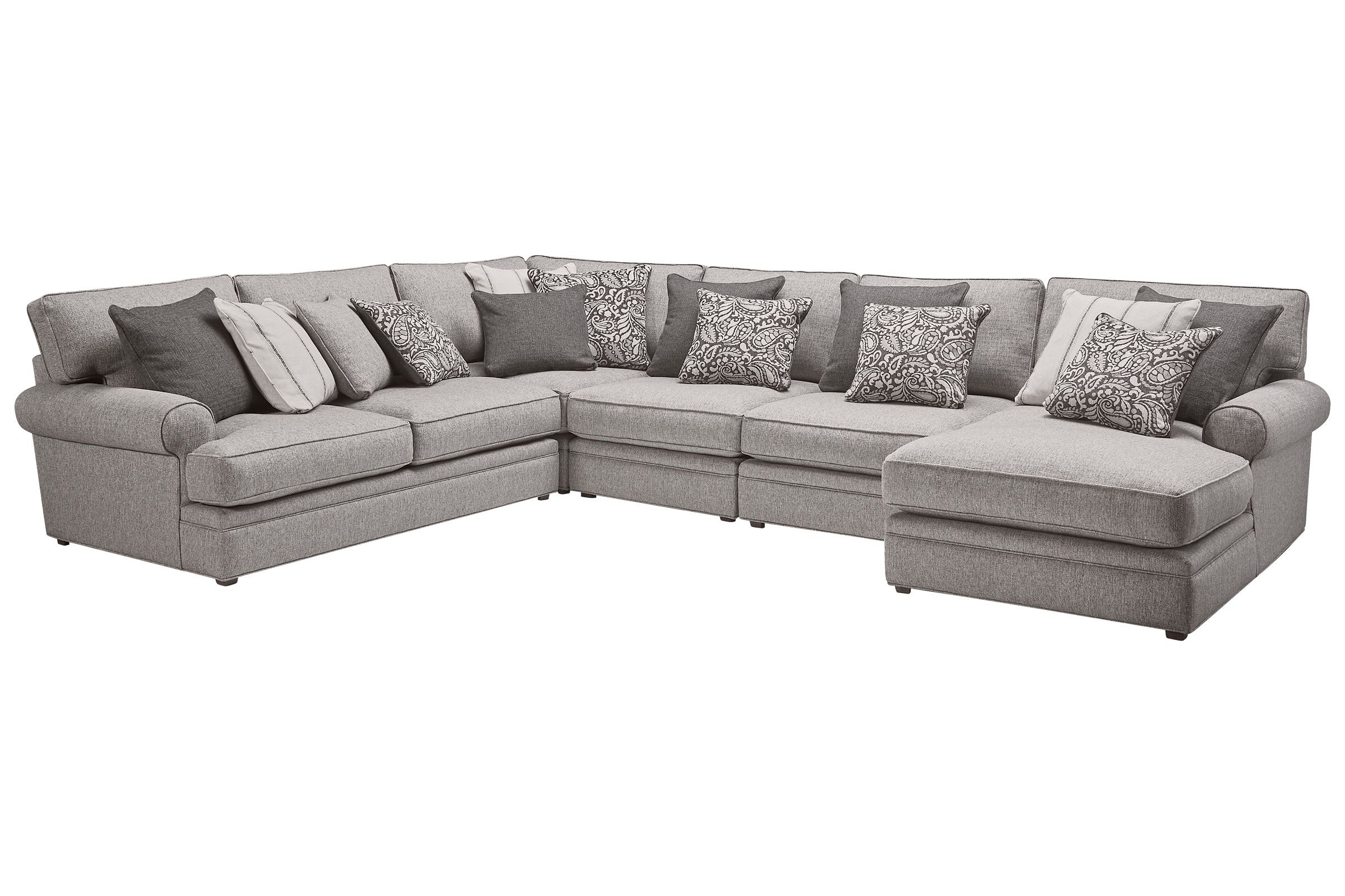 Susan‼️ Lincoln Stone 5-Piece Sectional with Right Arm Facing Chaise